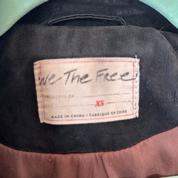 We the Free / Free People Vegan Leather Jacket XS - Picture 6 of 8